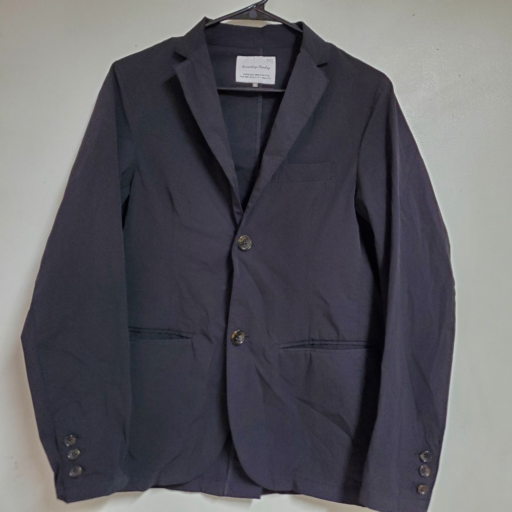 Seven Days = Sundays Women's Black Blazer Size S Lightweight Casual Jacket